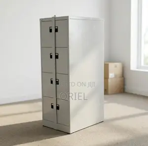 Office Cabinet : 4-Drawer Lockable Cabinet With Bar