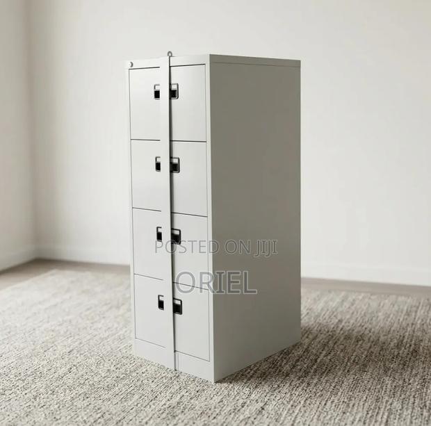 Office Cabinet : 4-Drawer Lockable Cabinet With Bar - thumbnail 6
