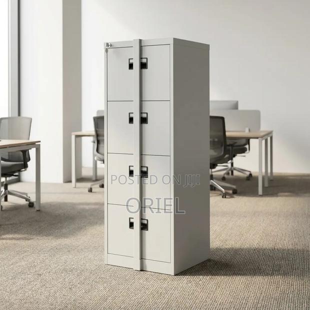 Office Cabinet : 4-Drawer Lockable Cabinet With Bar - thumbnail 13