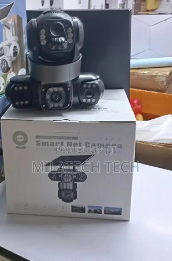 4G Triple Lens CCTV Camera With Smart Motion Detection