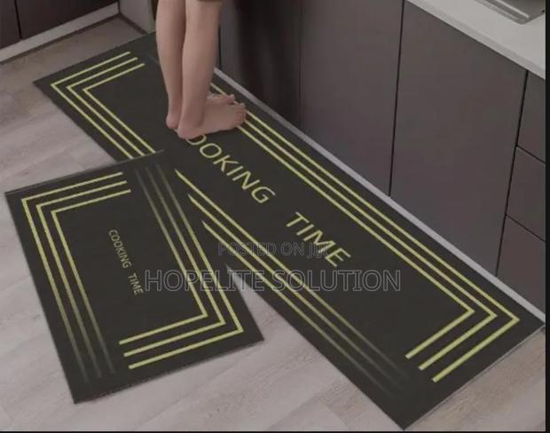 High Quality HEAVY Grip Rubber Underside 2pcs Set 3D Kitchen Mat - thumbnail 6