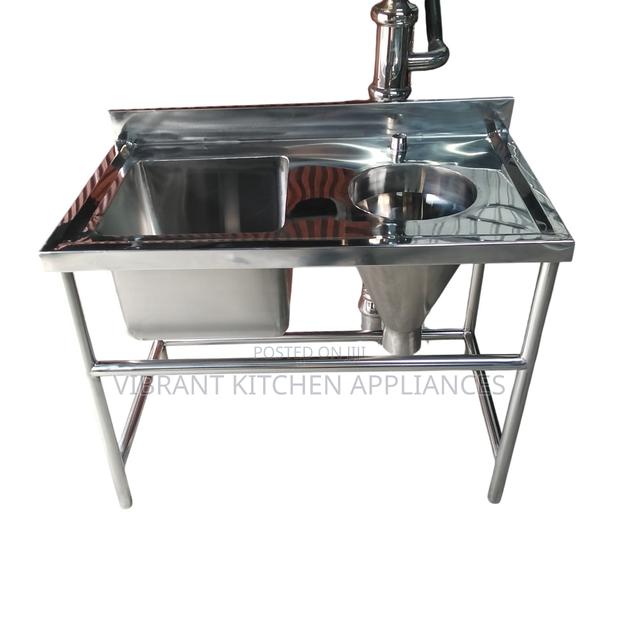 Stainless Steel Sluice Sink for Medical Use