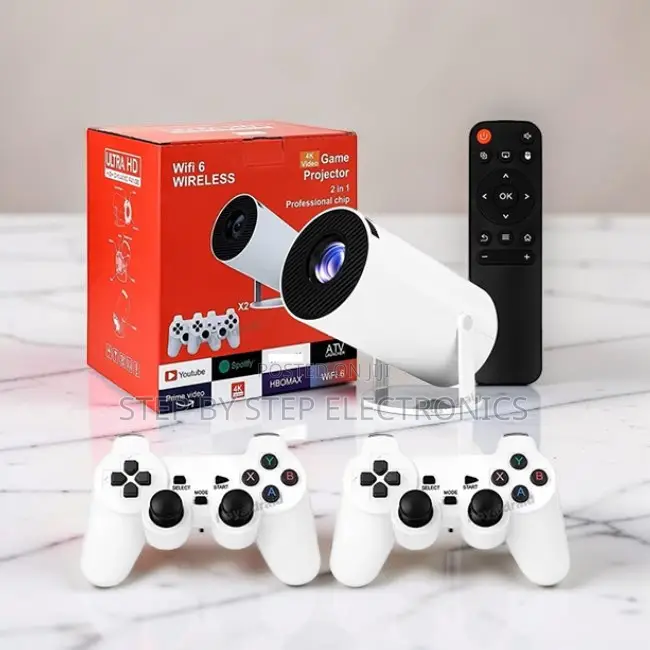 Inbuilt Speaker HY300 Pro+ 2 in 1 3D Game Gaming Android Projector