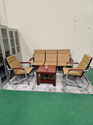 3-Piece Office Reception Sofa and Armchair Set