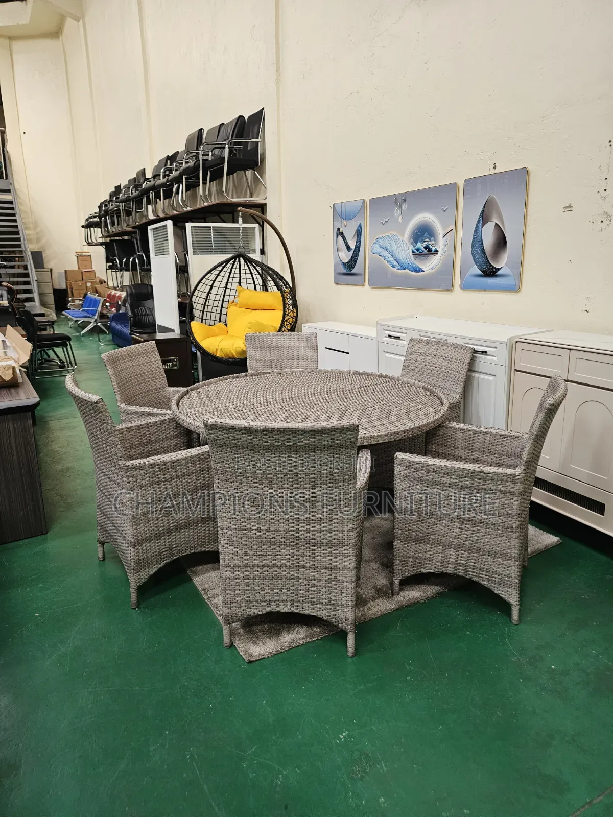 7-Piece Rattan Outdoor/Patio/Indoor Set