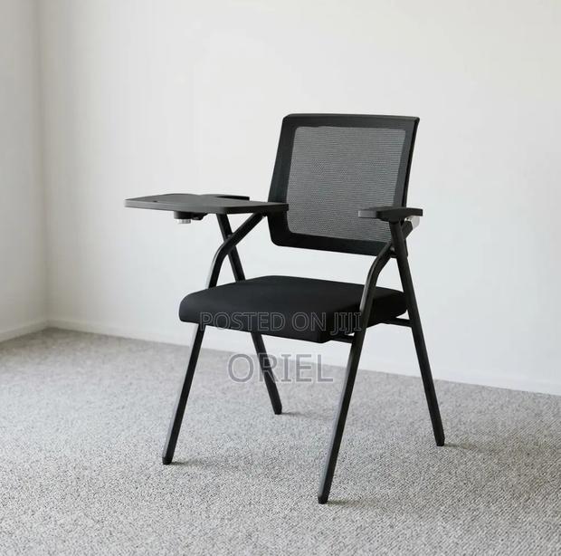 Office Chair : Study Conference Chair With Writing Pad