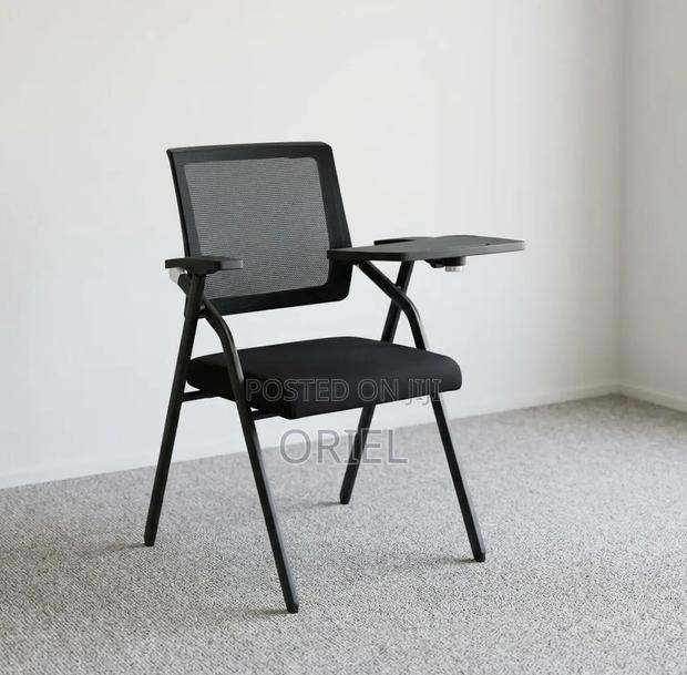 Office Chair : Study Conference Chair With Writing Pad - thumbnail 2