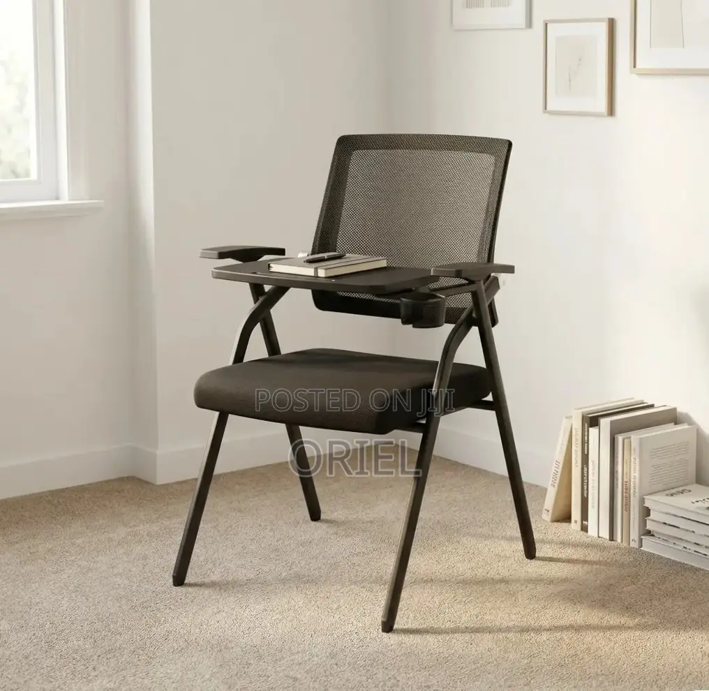 Office Chair : Study Conference Chair With Writing Pad
