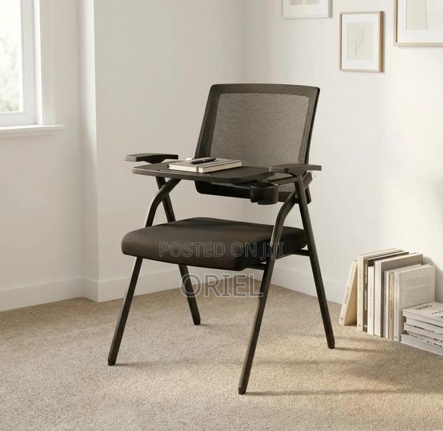 Office Chair : Study Conference Chair With Writing Pad - thumbnail 6
