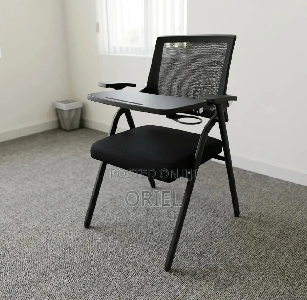 Office Chair : Study Conference Chair With Writing Pad