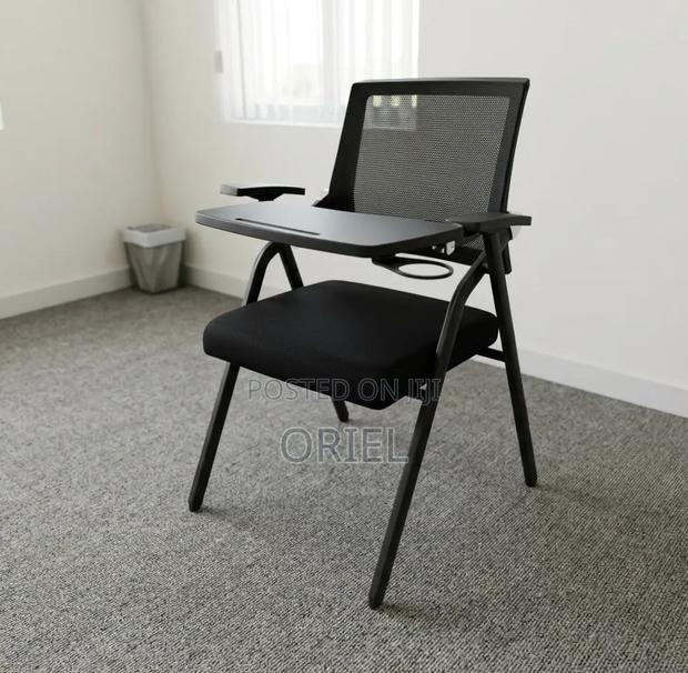 Office Chair : Study Conference Chair With Writing Pad - thumbnail 4