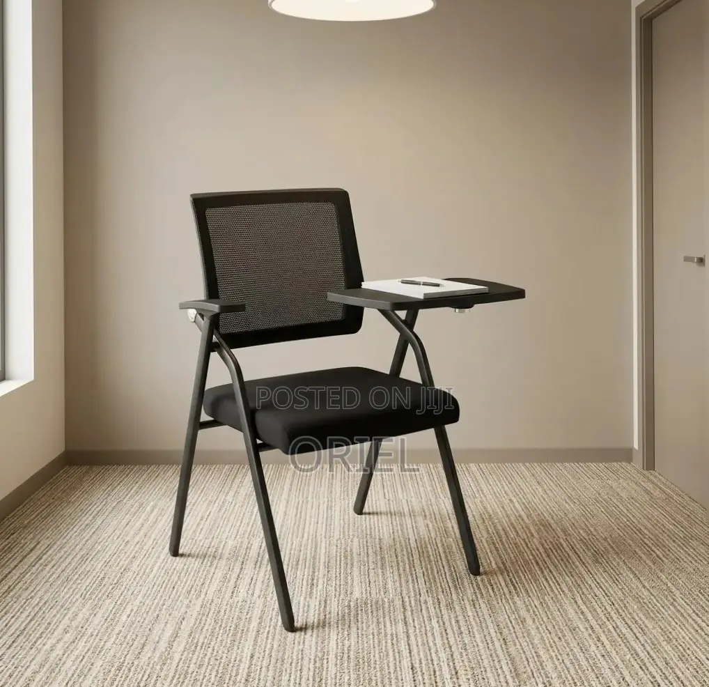 Office Chair : Study Conference Chair With Writing Pad