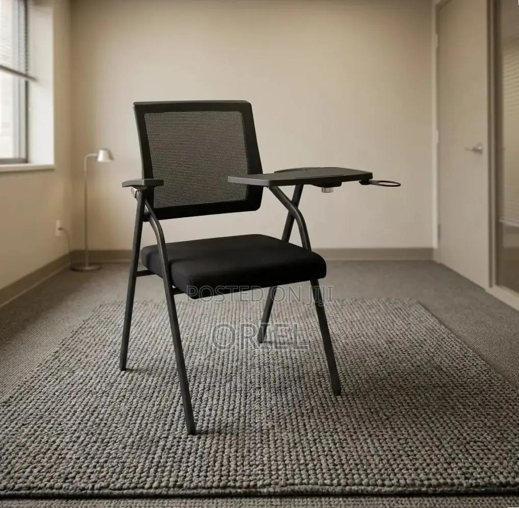 Office Chair : Study Conference Chair With Writing Pad