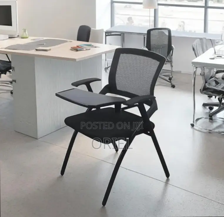 Office Chair : Study Conference Chair With Writing Pad