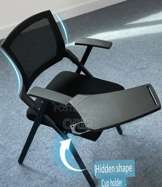 Office Chair : Study Conference Chair With Writing Pad