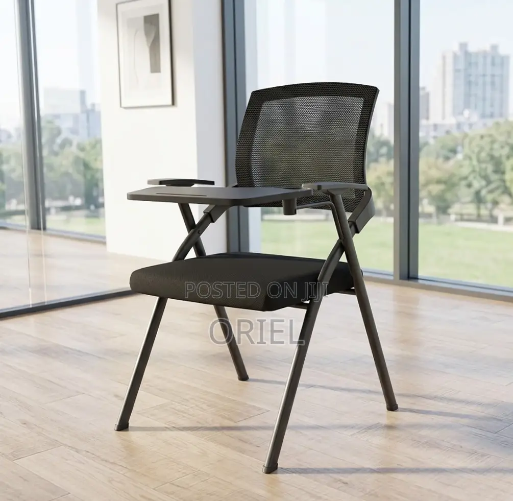 Office Chair : Study Conference Chair With Writing Pad