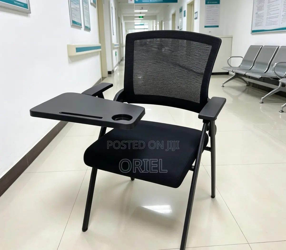 Office Chair : Study Conference Chair With Writing Pad