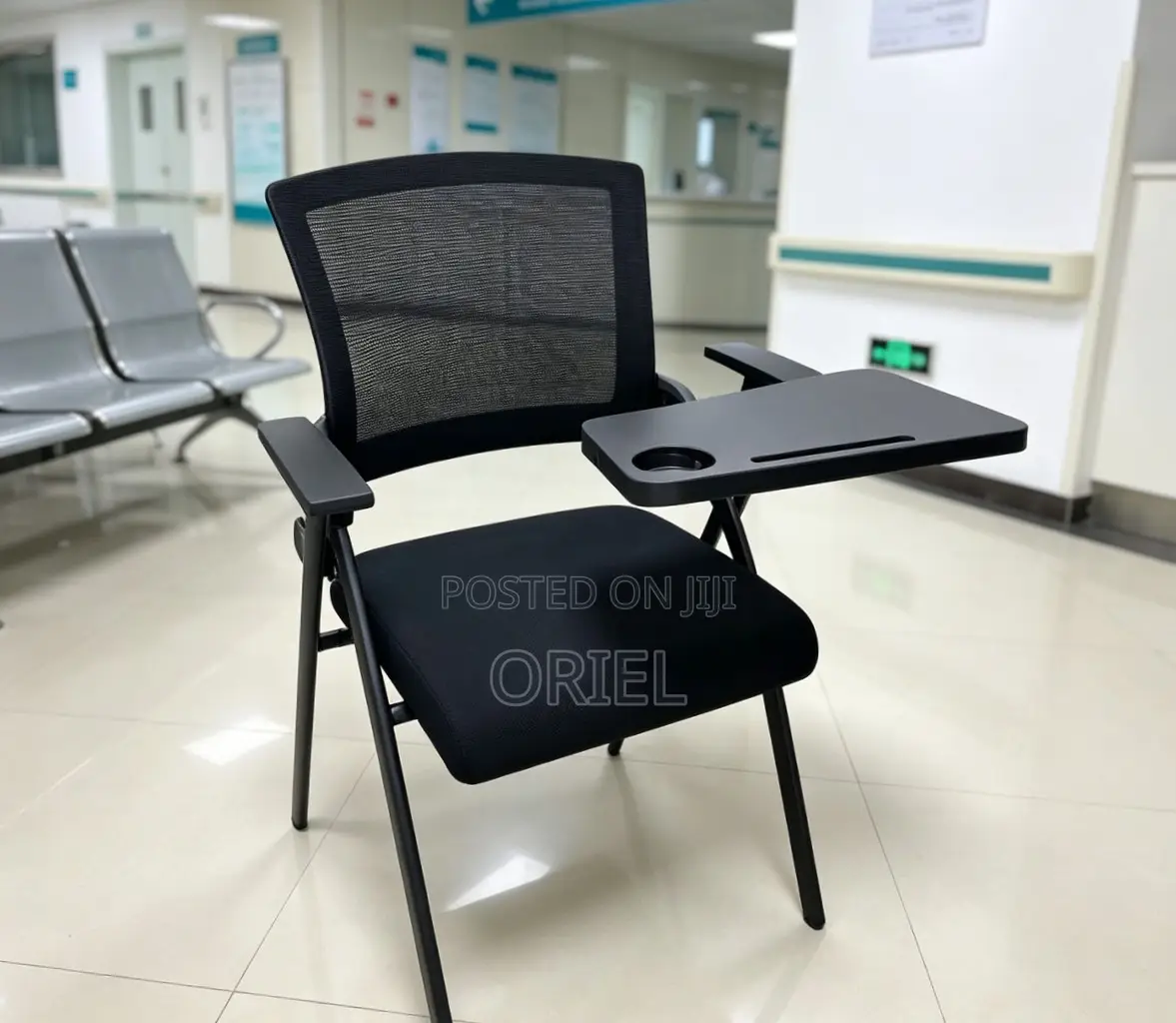 Office Chair : Study Conference Chair With Writing Pad