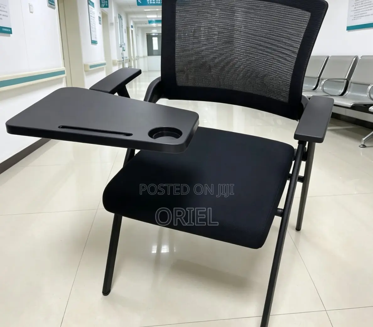 Office Chair : Study Conference Chair With Writing Pad