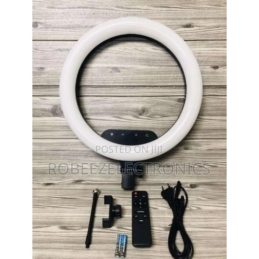 14 Inch Studio Selfie Ring Light Dimmable LED With Remote Control