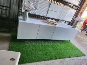 Stylish White TV Stand