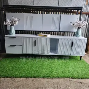 Stylish White TV Stand