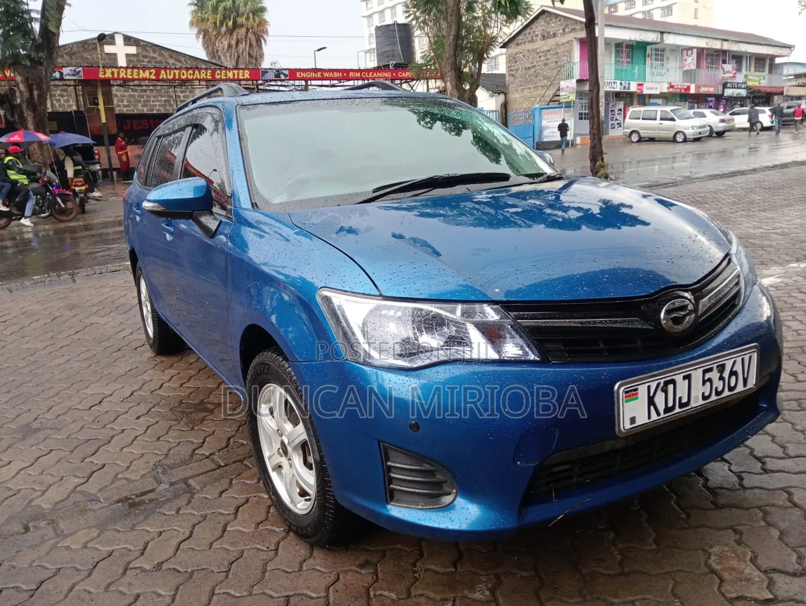 Toyota Corolla Fielder 2015 Blue