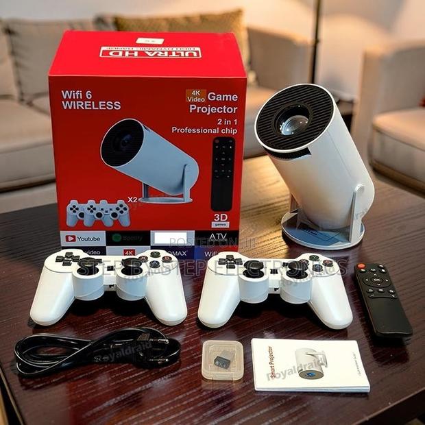 Smart-Enabled HY300 Pro+ 2 in 1 3D Game Gaming Android Projector - main view