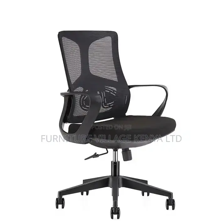 Office Chair; Ergonomic Swivel Secretarial Office Work Chair
