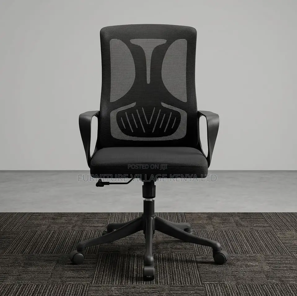 Office Chair; Ergonomic Swivel Secretarial Office Work Chair