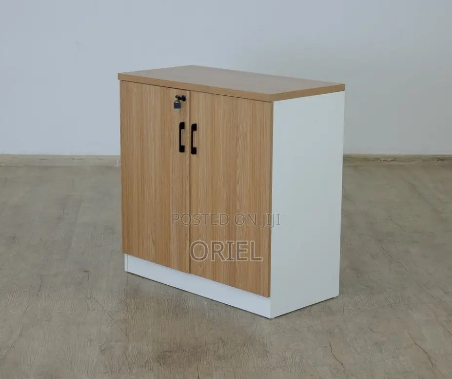 Office Credenza : 2-Door Wooden Cabinet Credenza