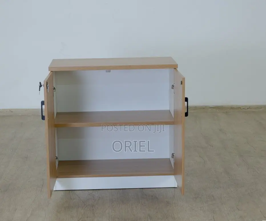 Office Credenza : 2-Door Wooden Cabinet Credenza
