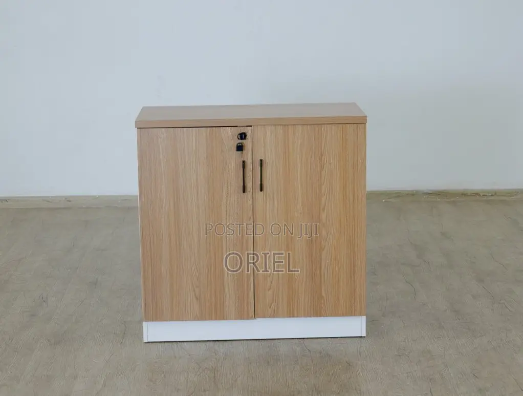 Office Credenza : 2-Door Wooden Cabinet Credenza
