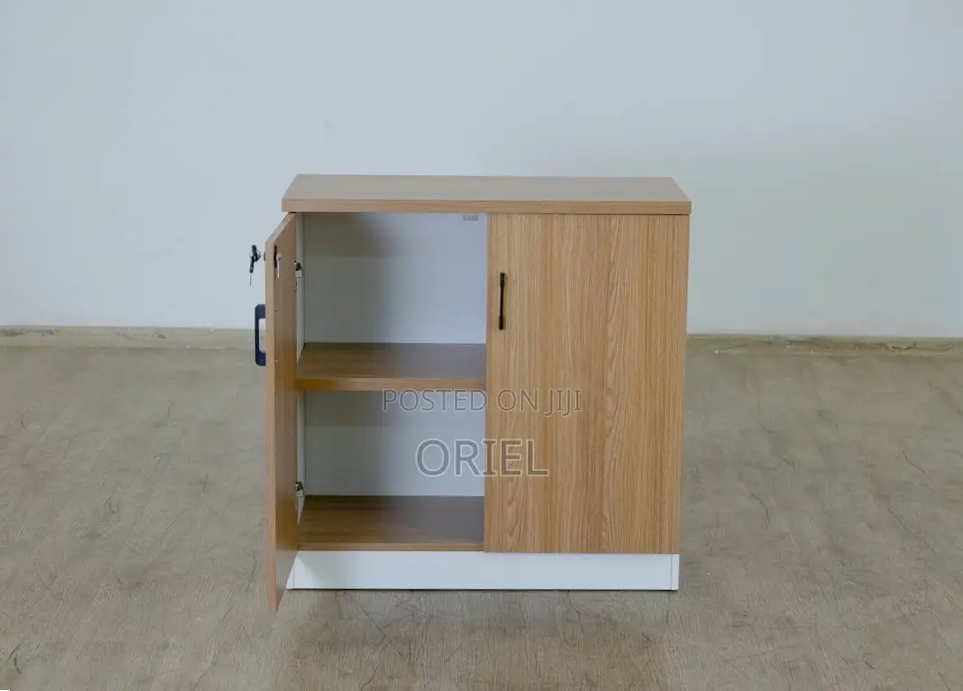 Office Credenza : 2-Door Wooden Cabinet Credenza