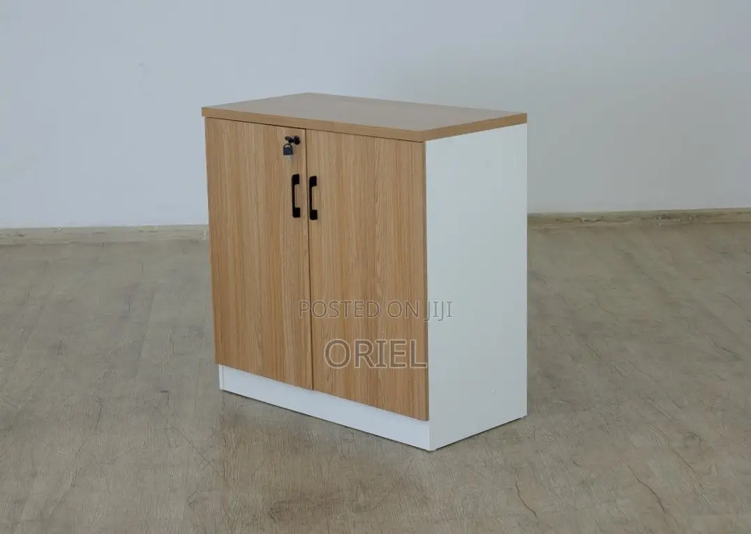 Office Credenza : 2-Door Wooden Cabinet Credenza