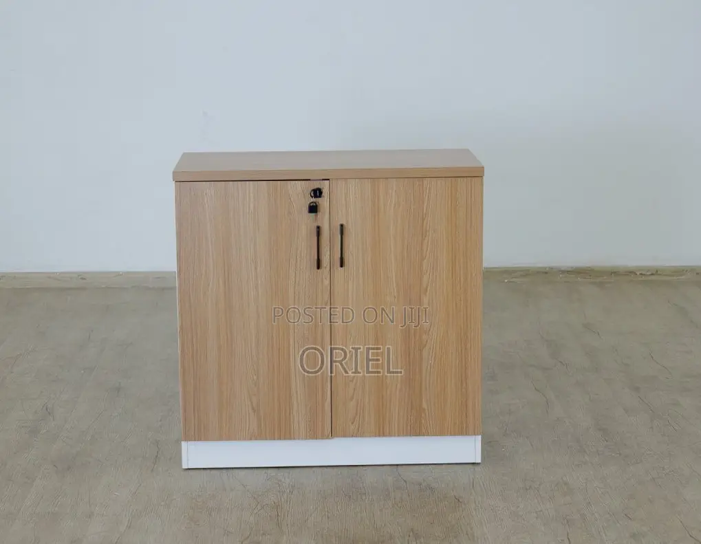 Office Credenza : 2-Door Wooden Cabinet Credenza