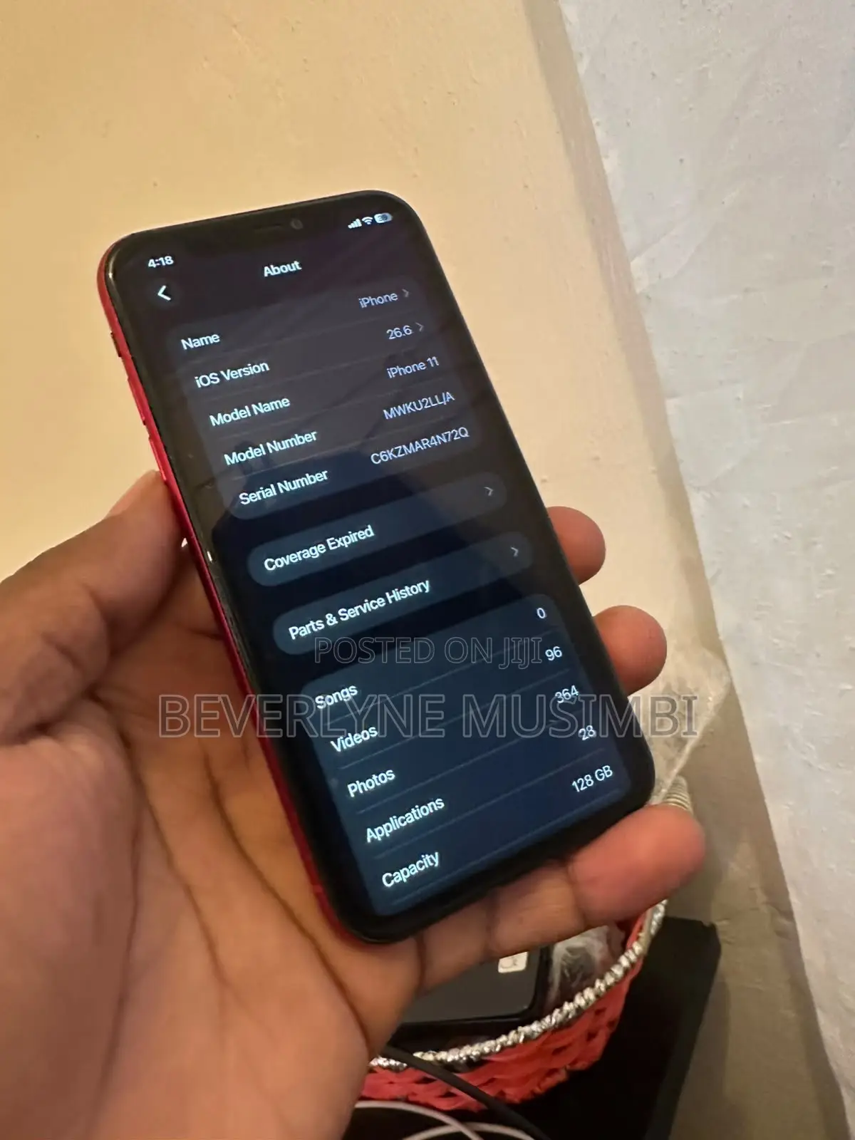 Apple iPhone 11 128 GB Red