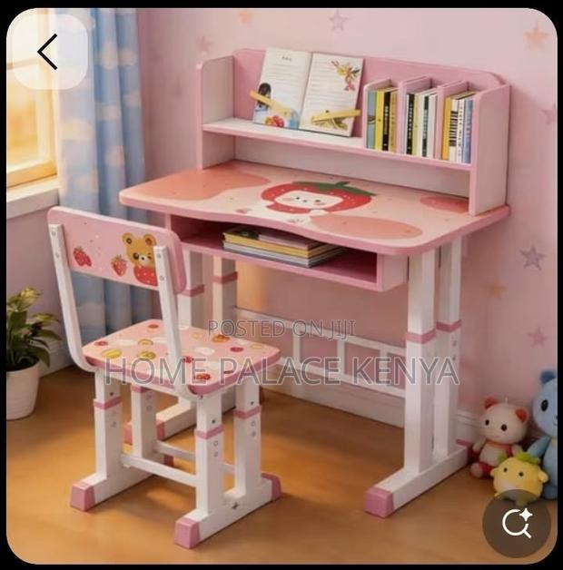 Kids Study; Adjustable Kids Study Table and Chair Set