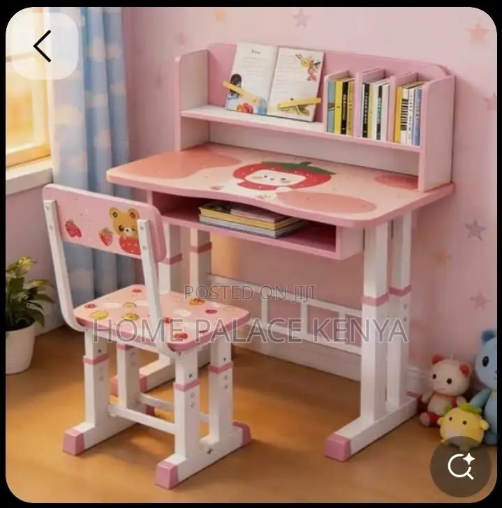 Kids Study; Adjustable Kids Study Table and Chair Set