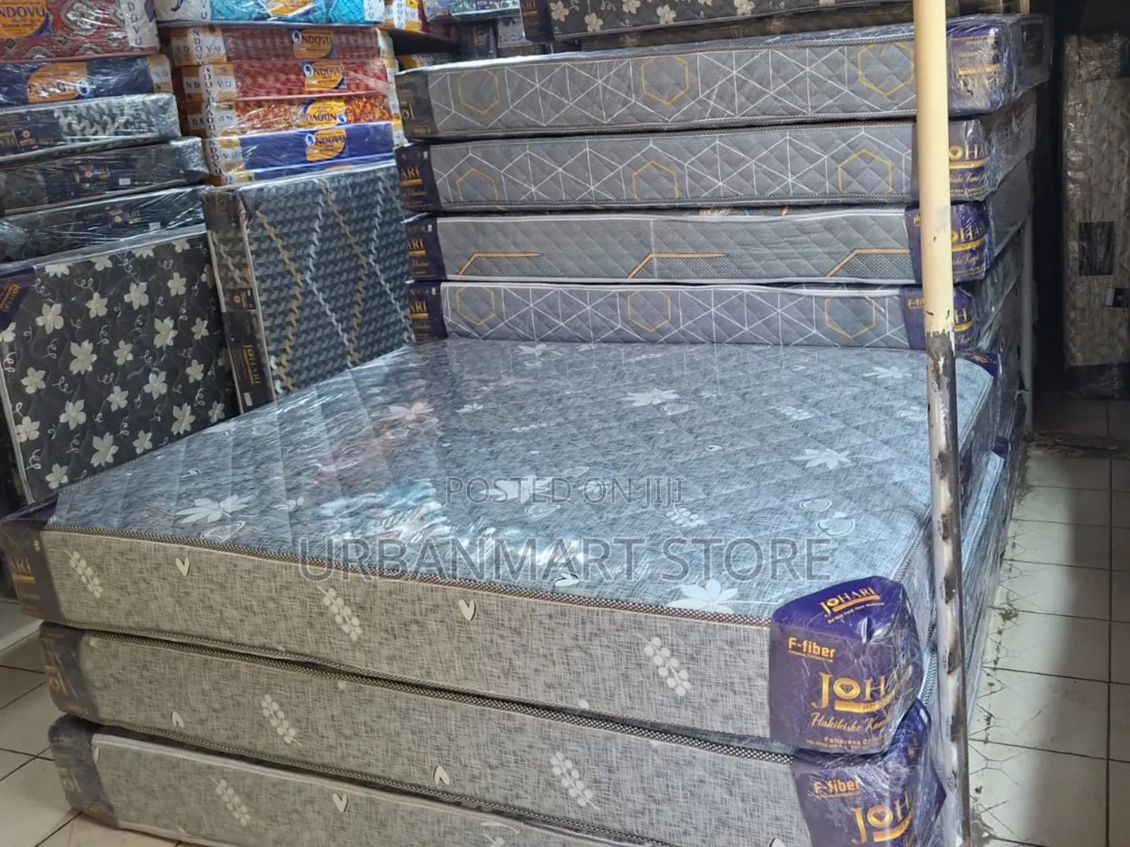 Johari Fibre Mattress 5×6 10 Inch Quilted
