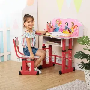 Kids Study; Adjustable Kids Study Table and Chair Set