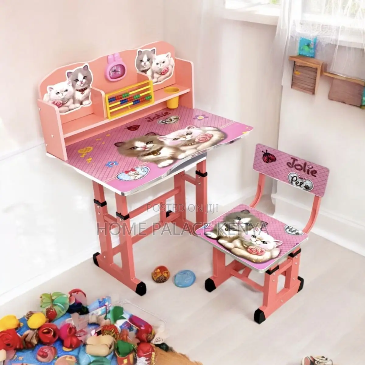 Kids Study; Adjustable Kids Study Table and Chair Set