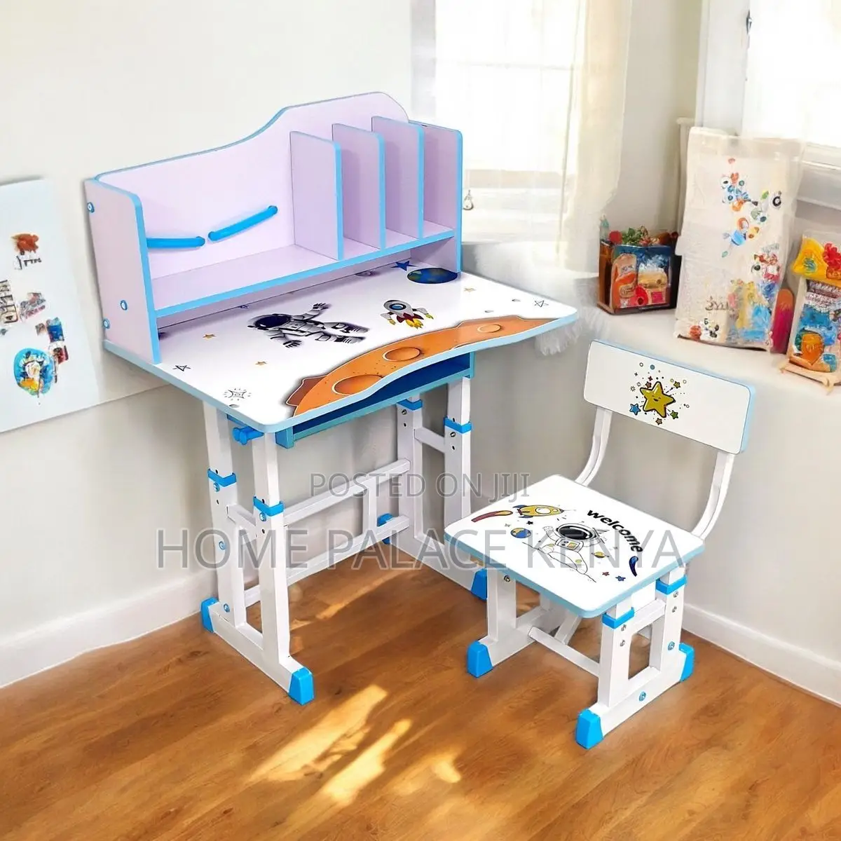 Kids Study; Adjustable Kids Study Table and Chair Set