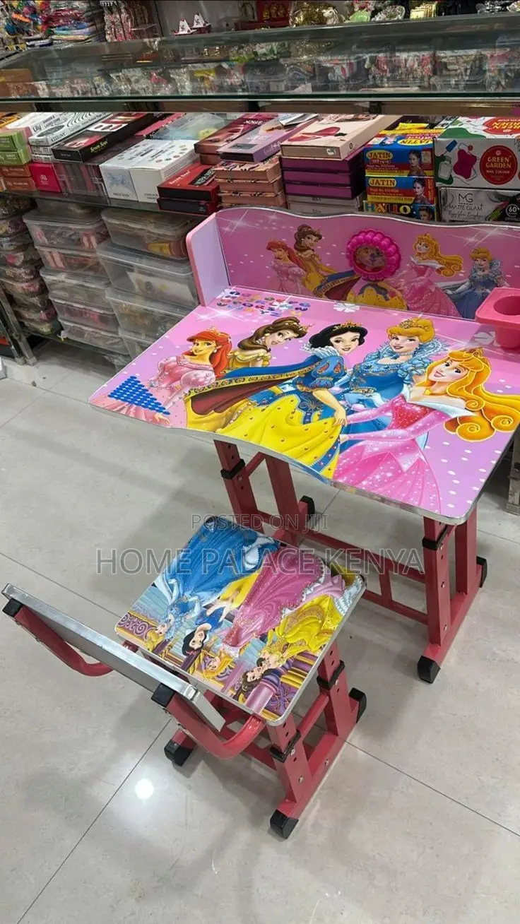 Kids Study; Adjustable Kids Study Table and Chair Set