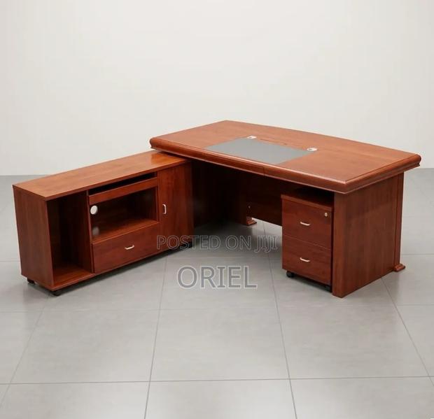 Office Table : Mahogany 160CM Executive Table - thumbnail 7