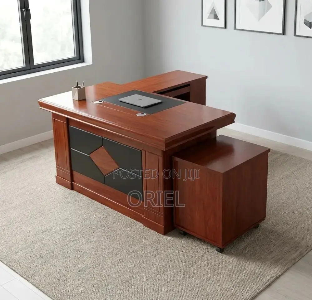 Office Table : Mahogany 160CM Executive Table
