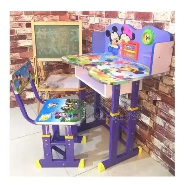 Kids Study; Adjustable Kids Study Table and Chair Set