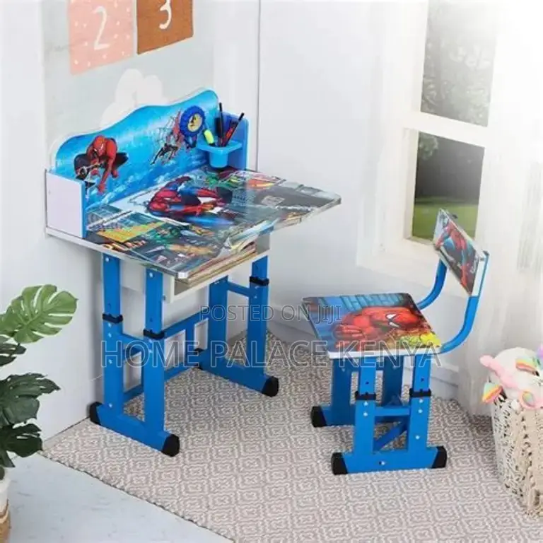 Kids Study; Adjustable Kids Study Table and Chair Set
