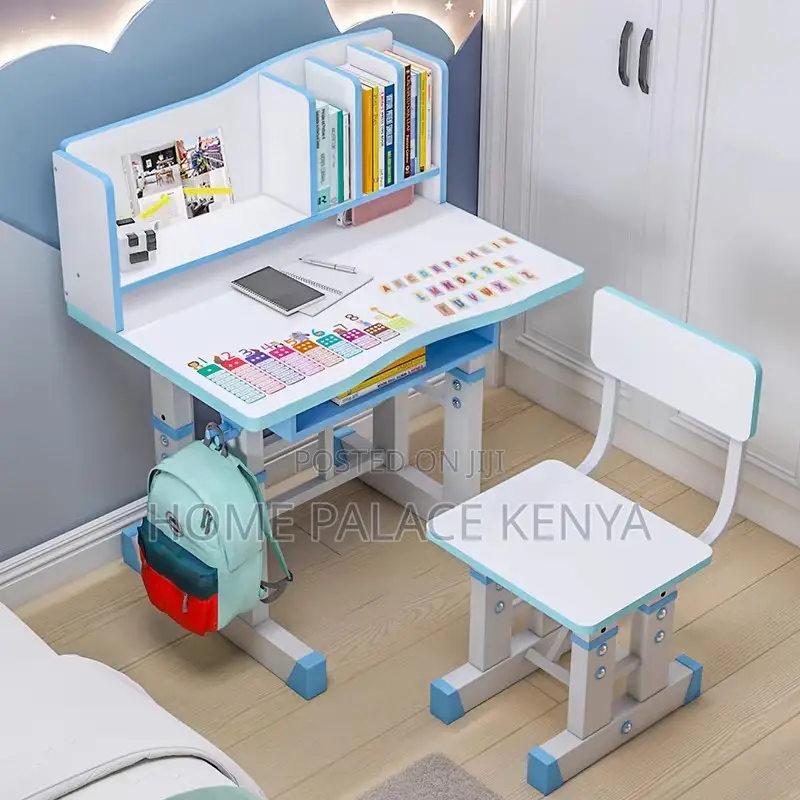 Kids Study; Adjustable Kids Study Table and Chair Set