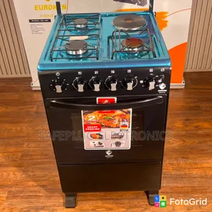 Euroken 50×55 3+1 Cooker – Modern Multi-Burner Gas Stove